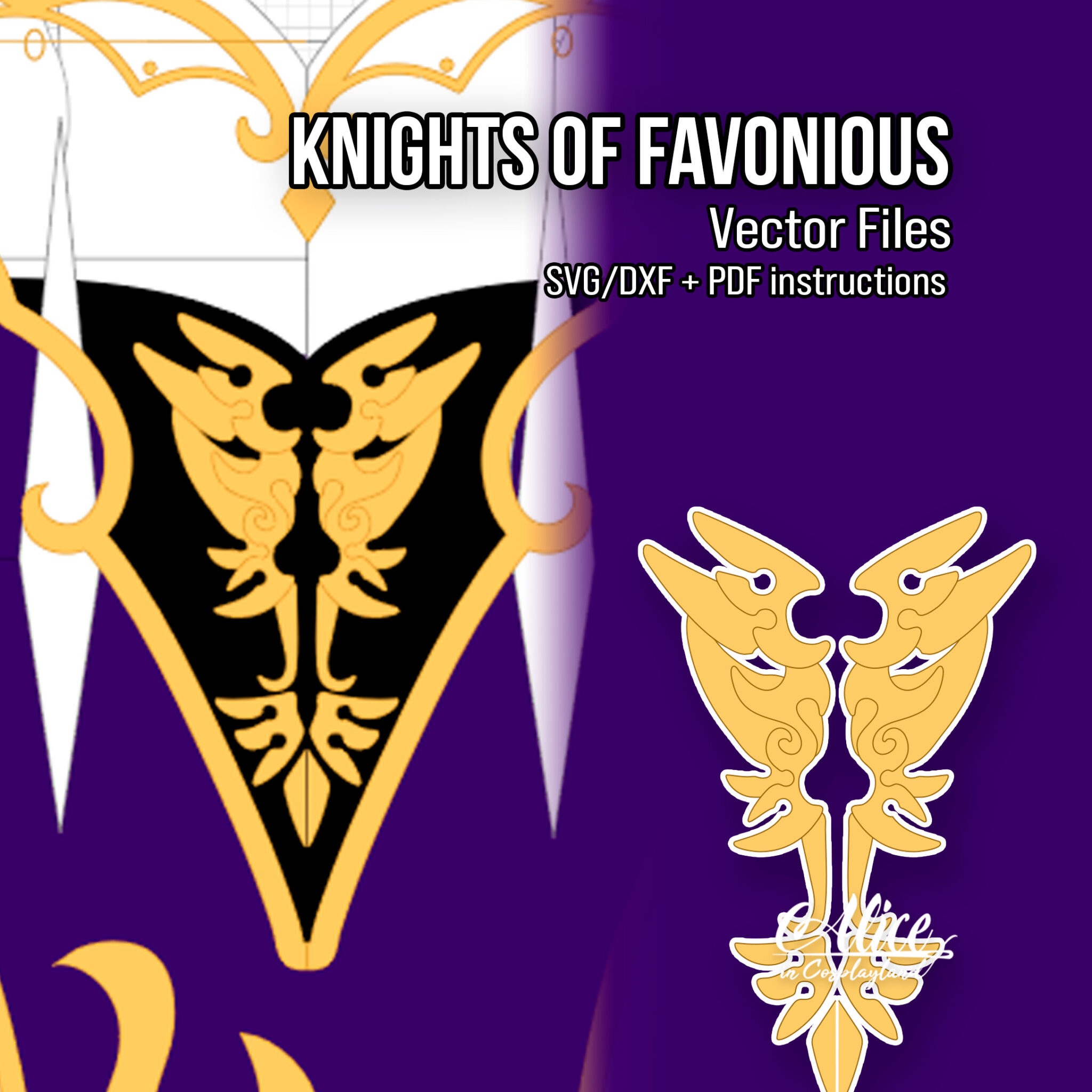 Knights of Favonius Emblem Vector