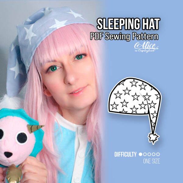 Sleeping Hat Sewing Pattern