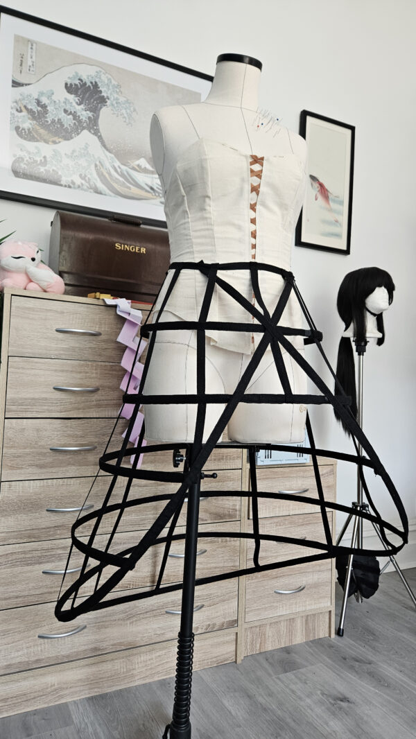 Open Front Hoop Skirt Sewing Pattern - Image 4