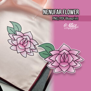 Nenufar Flower Blueprint
