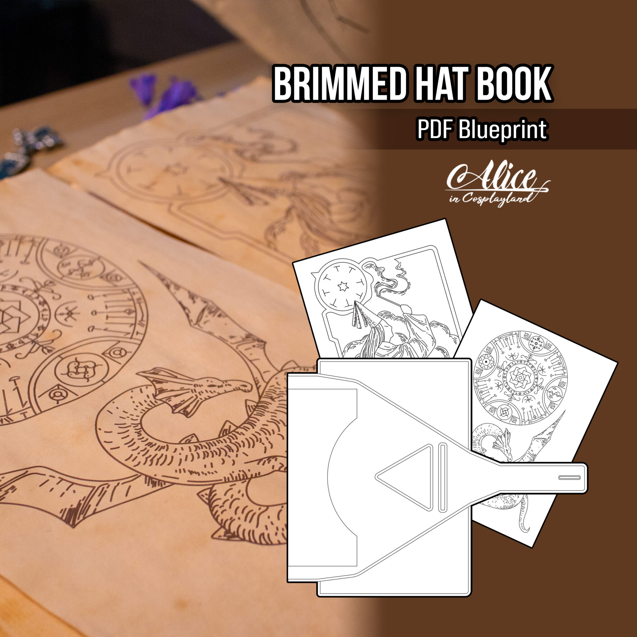 Brimmed Hat Book Blueprint